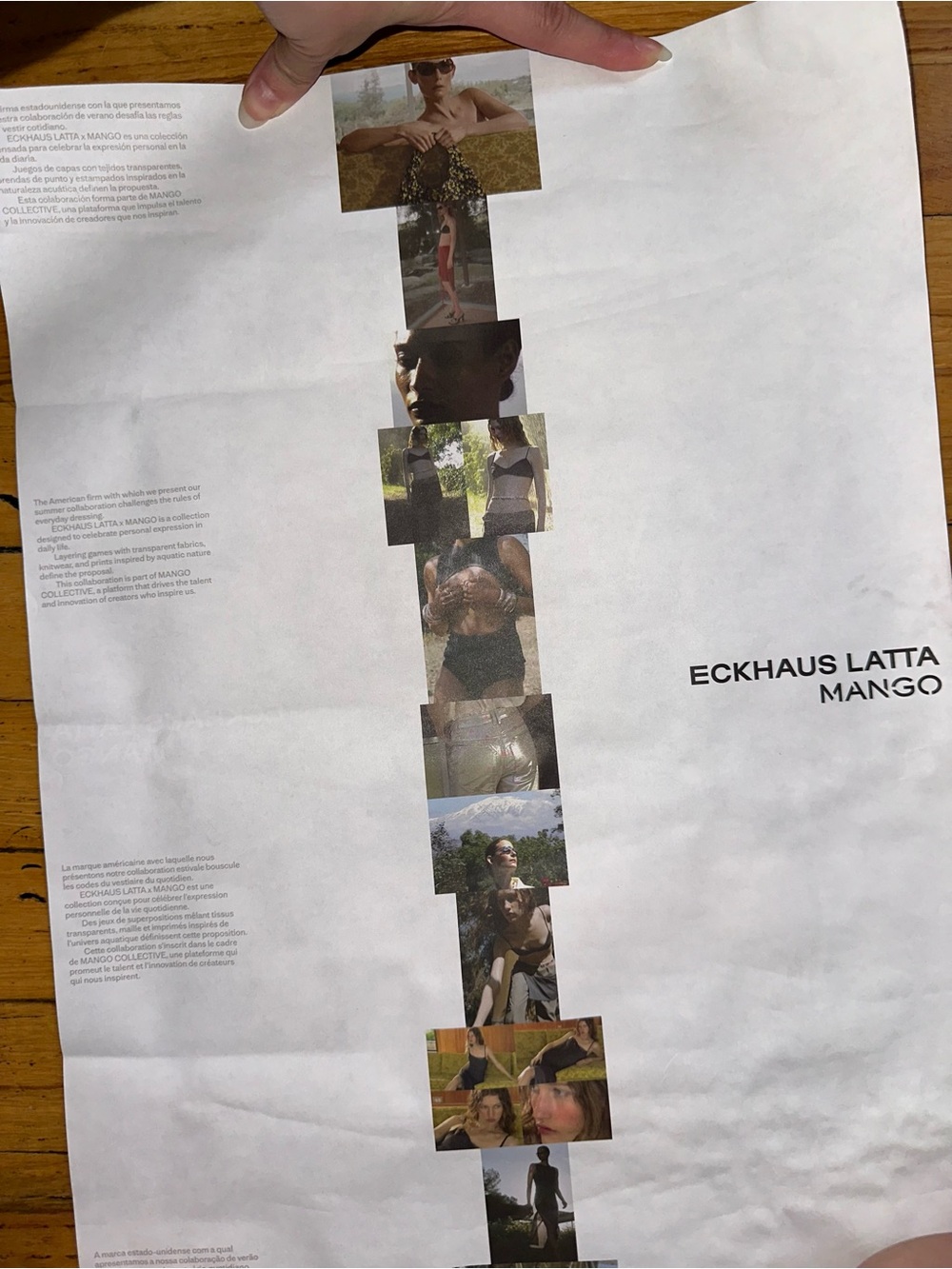 Eckhaus Latta x mango poster - Picture 3 of 3